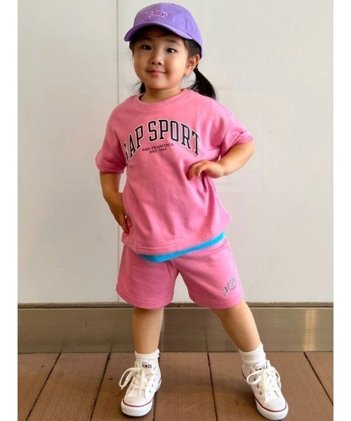 GAP（ギャップ）の「babyGap リラックス グラフィック プルオンショートパンツ（スウェットパンツ・キッズ・グリーン/ピンク/ブルー/オフホワイト・70cm/80ｃｍ/90cm/95cm/100cm/105cm/110cm）」の10枚目の写真