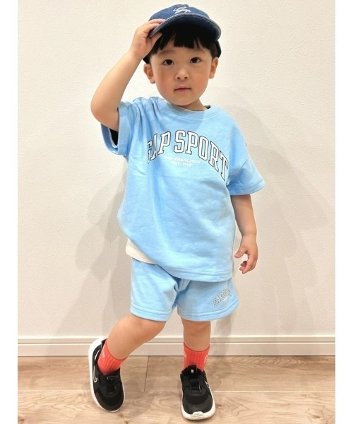 GAP（ギャップ）の「babyGap リラックス グラフィック プルオンショートパンツ（スウェットパンツ・キッズ・グリーン/ピンク/ブルー/オフホワイト・70cm/80ｃｍ/90cm/95cm/100cm/105cm/110cm）」の11枚目の写真