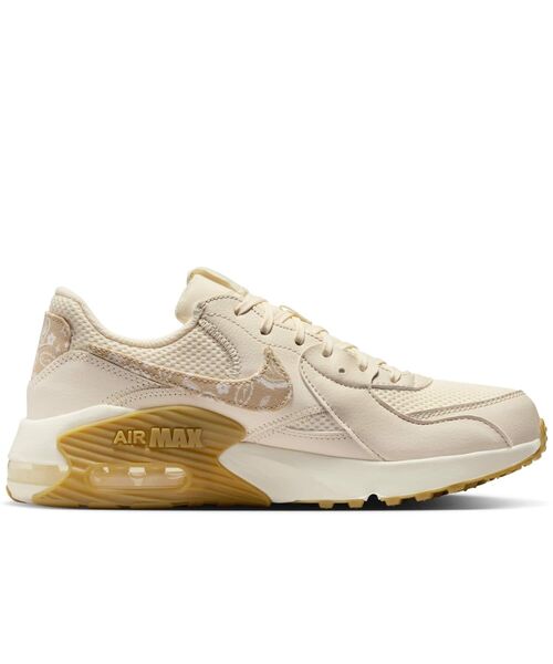 【美品】Nike Air Max エクシー クリーム×キャメル スニーカー ナイキ NIKE レディース スニーカー ナイキ ウィメンズ エア