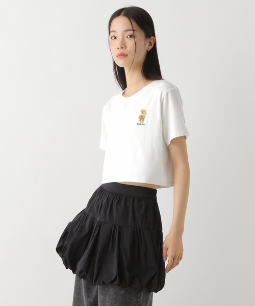 Heather(ヘザー)の「【TeddyBear/テディベア】刺繍ロゴTEE 452635(Tシャツ/カットソー・レディース・オフホワイト/レッド/ネイビー・FREE)」の9枚目の写真