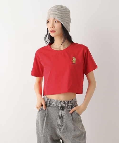 Heather(ヘザー)の「【TeddyBear/テディベア】刺繍ロゴTEE 452635(Tシャツ/カットソー・レディース・オフホワイト/レッド/ネイビー・FREE)」の14枚目の写真