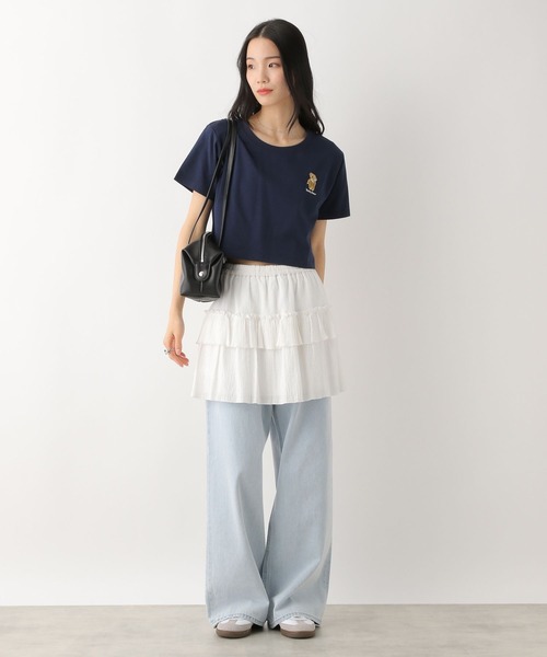 Heather(ヘザー)の「【TeddyBear/テディベア】刺繍ロゴTEE 452635(Tシャツ/カットソー・レディース・オフホワイト/レッド/ネイビー・FREE)」の15枚目の写真