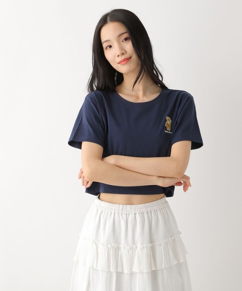 Heather(ヘザー)の「【TeddyBear/テディベア】刺繍ロゴTEE 452635(Tシャツ/カットソー・レディース・オフホワイト/レッド/ネイビー・FREE)」の18枚目の写真