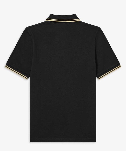 FRED PERRY(フレッドペリー)の「FRED PERRY / フレッドペリー M12 TWIN TIPPED SHIRT(ポロシャツ・メンズ・ブラック・40/42)」の5枚目の写真