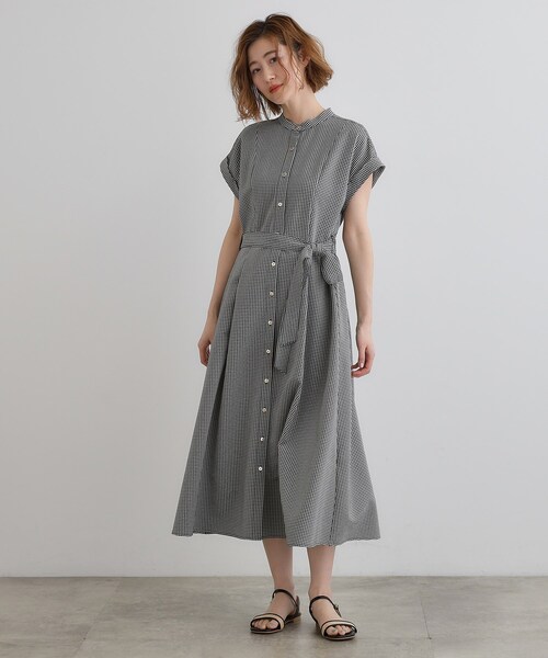 grove（グローブ）の「【UVカット・洗濯機OK】アクティブも綺麗も叶うワンピース（ワンピース・レディース・ブラック系1/ブラック系2/ネイビー/マスタード/ダークブラウン/ネイビー系5・02/03/01/04/05）」の10枚目の写真