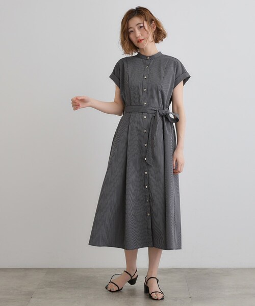 grove（グローブ）の「【UVカット・洗濯機OK】アクティブも綺麗も叶うワンピース（ワンピース・レディース・ブラック系1/ブラック系2/ネイビー/マスタード/ダークブラウン/ネイビー系5・02/03/01/04/05）」の13枚目の写真