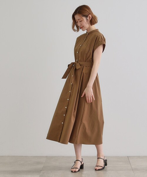 grove（グローブ）の「【UVカット・洗濯機OK】アクティブも綺麗も叶うワンピース（ワンピース・レディース・ブラック系1/ブラック系2/ネイビー/マスタード/ダークブラウン/ネイビー系5・02/03/01/04/05）」の21枚目の写真