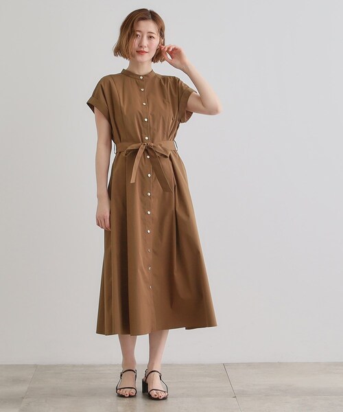 grove（グローブ）の「【UVカット・洗濯機OK】アクティブも綺麗も叶うワンピース（ワンピース・レディース・ブラック系1/ブラック系2/ネイビー/マスタード/ダークブラウン/ネイビー系5・02/03/01/04/05）」の22枚目の写真