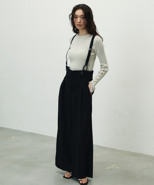 loin suspender pantsサスペンダーパンツ ブラック セール】Suspender pants サスペンダーパンツ（スラックス