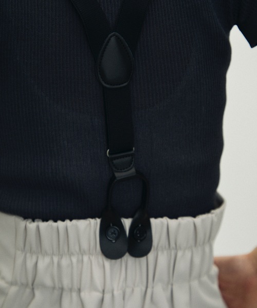 loin suspender pantsサスペンダーパンツ ブラック bottoms-07012 サスペンダーパンツ ブラック | L a v i s h G a t e