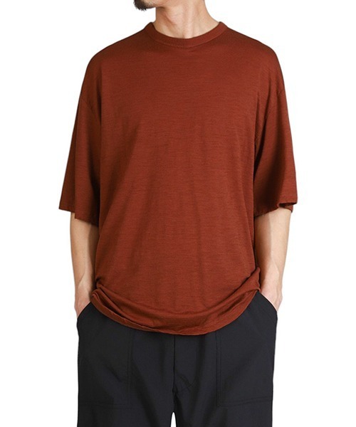 ICEBREAKER（アイスブレーカー）の「icebreaker / アイスブレーカー：U NATURE DYE SS TE：IB0A56ZG[STD]（Tシャツ/カットソー・メンズ・桜/ブラウン系その他・M/L）」の7枚目の写真