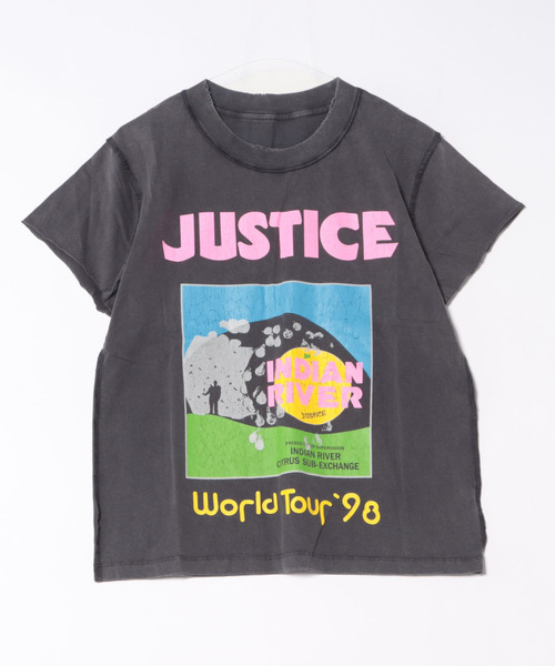 JUSTICE プリントTシャツ ＠（Tシャツ/カットソー）｜Three Four