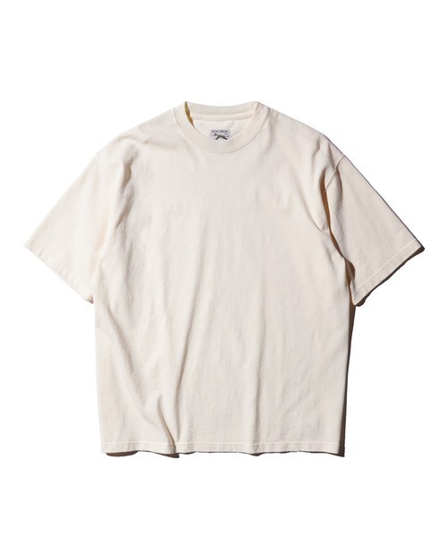 TOWNCRAFT（タウンクラフト）の「PENNEY'S ぺニーズ / VINTAGE WASH HEAVY OZ RELAX TEE（Tシャツ/カットソー・メンズ・ライトブルー/スミクロ/クリーム/ブラック/ナチュラル・LARGE/X-LARGE/MEDIUM）」の4枚目の写真