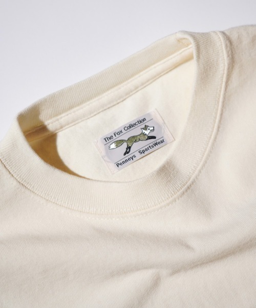 TOWNCRAFT（タウンクラフト）の「PENNEY'S ぺニーズ / VINTAGE WASH HEAVY OZ RELAX TEE（Tシャツ/カットソー・メンズ・ライトブルー/スミクロ/クリーム/ブラック/ナチュラル・LARGE/X-LARGE/MEDIUM）」の17枚目の写真