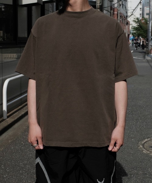 TOWNCRAFT（タウンクラフト）の「PENNEY'S ぺニーズ / VINTAGE WASH HEAVY OZ RELAX TEE（Tシャツ/カットソー・メンズ・ライトブルー/スミクロ/クリーム/ブラック/ナチュラル・LARGE/X-LARGE/MEDIUM）」の7枚目の写真