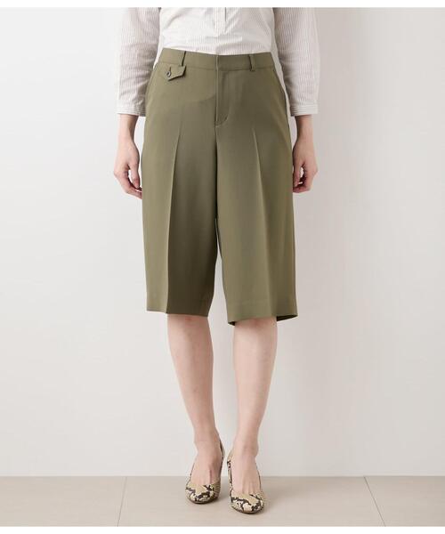 NEWYORKER(ニューヨーカー)の「【ストレッチ】マットクロス ハーフパンツ(その他パンツ・レディース・カーキ/ネイビー・9号/11号)」の21枚目の写真