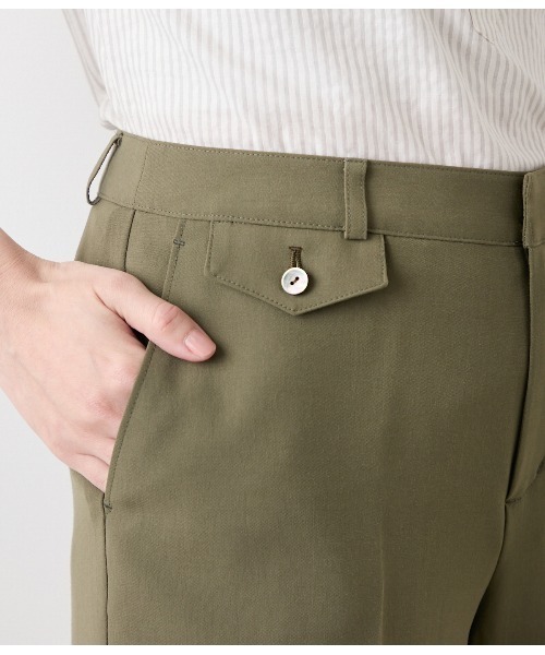 NEWYORKER(ニューヨーカー)の「【ストレッチ】マットクロス ハーフパンツ(その他パンツ・レディース・カーキ/ネイビー・9号/11号)」の10枚目の写真