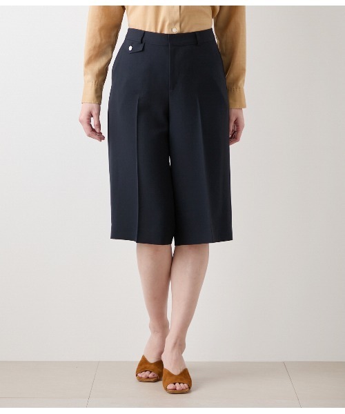 NEWYORKER(ニューヨーカー)の「【ストレッチ】マットクロス ハーフパンツ(その他パンツ・レディース・カーキ/ネイビー・9号/11号)」の14枚目の写真