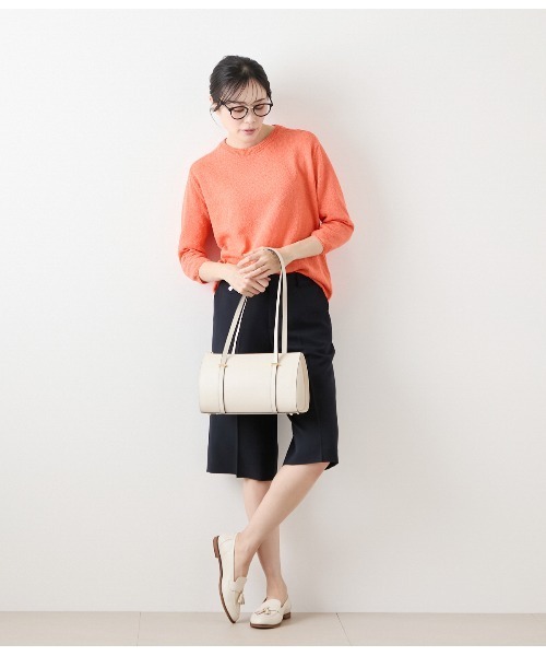 NEWYORKER(ニューヨーカー)の「【ストレッチ】マットクロス ハーフパンツ(その他パンツ・レディース・カーキ/ネイビー・9号/11号)」の19枚目の写真