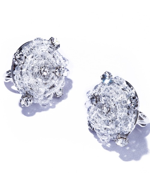 IRIS47（イリスフォーセブン）の「【IRIS 47】kaleid crystal earring/カレイド クリスタル イヤリング（イヤリング・レディース・クリア・FREE）」の3枚目の写真