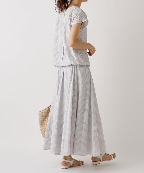 BEARDSLEY ネンビッグチェックスカート Fサイズ 22SS 完売品 セール】シアーチェックスカート(スカート)|BEARDSLEY