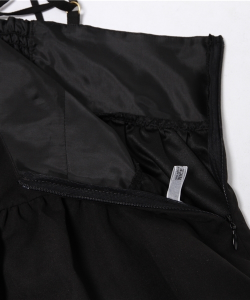 one after another NICE CLAUP（ワンアフターアナザーナイスクラップ）の「【ナイスクラップ】スウェードビスチェ（キャミソール・レディース・キャメル/カーキ/ブラック・FREE）」の11枚目の写真