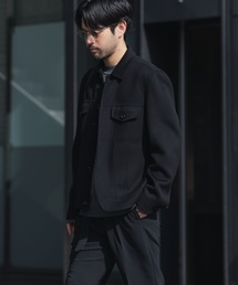 ATTACHMENT | WO/CA ダブルフェイスビーバー トラッカージャケット / WO/CA DOUBLE FACE BEAVER TRACKER JACKET(その他アウター)