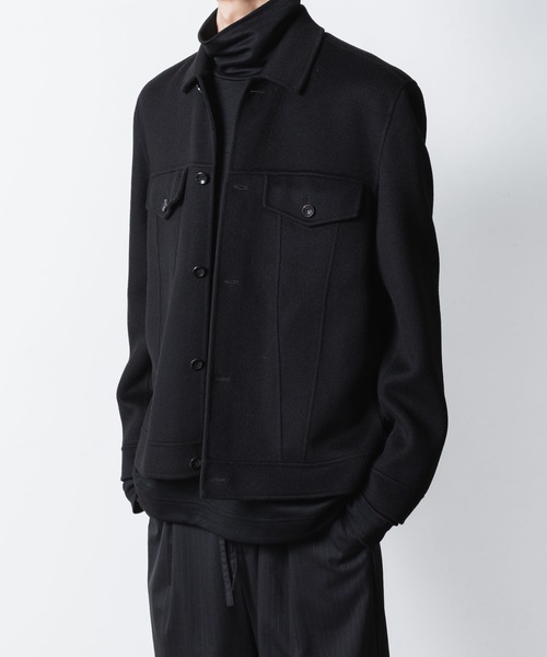 ATTACHMENT(アタッチメント)の「WO/CA ダブルフェイスビーバー トラッカージャケット / WO/CA DOUBLE FACE BEAVER TRACKER JACKET(その他アウター・メンズ・グレー/カーキ系/ブラック・3/2/1)」の20枚目の写真