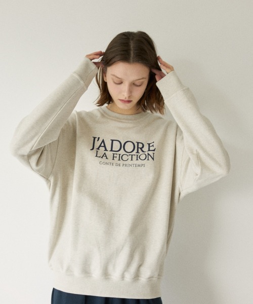LARTIGENT(ラーティゼン)の「LM FICTION SWEATSHIRT(スウェット・レディース・オートミール・FREE)」の1枚目の写真