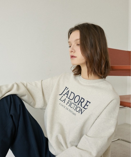 LARTIGENT(ラーティゼン)の「LM FICTION SWEATSHIRT(スウェット・レディース・オートミール・FREE)」の2枚目の写真