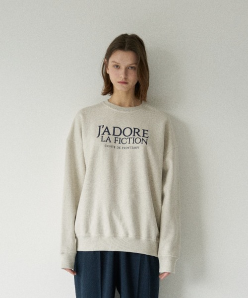 LARTIGENT(ラーティゼン)の「LM FICTION SWEATSHIRT(スウェット・レディース・オートミール・FREE)」の3枚目の写真