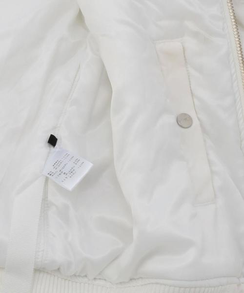STAMPD(スタンプド)の「STAMPD(スタンプド) EX BOMBER(ミリタリージャケット・メンズ・ホワイト・SMALL)」の6枚目の写真