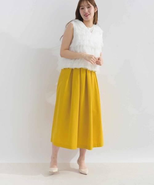 PICCIN PERLA(ピッチンペルラ)の「チュールティアード2wayベスト(ベスト・レディース・ブラック/オフホワイト・M)」の14枚目の写真