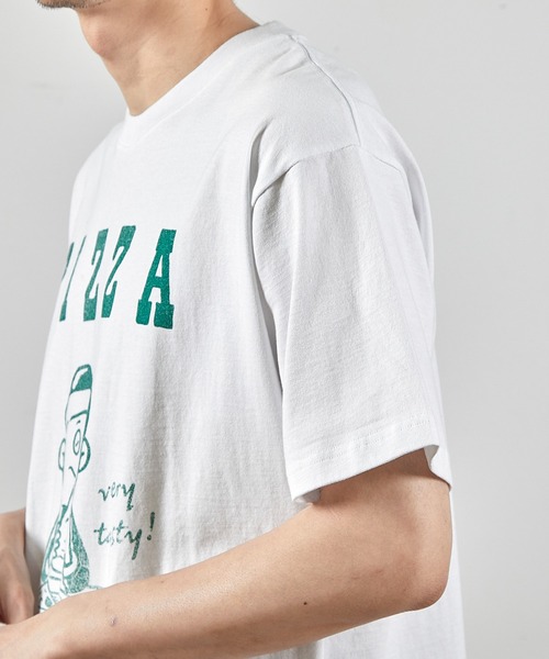 ユニバーサルオーバーオール別注　WINDY JRビンテージ加工プリントTシャツ UNIVERSAL OVERALL】 CENTER LOGO TEE / センターロゴ プリント