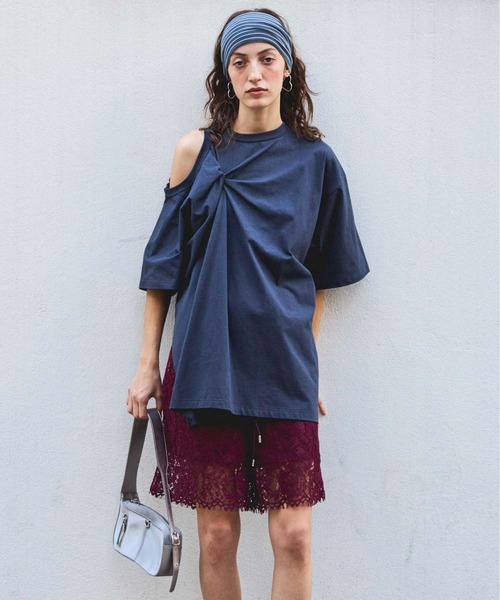 Multiway Twist T-shirt/マルチウェイツイストTシャツ【MAISON