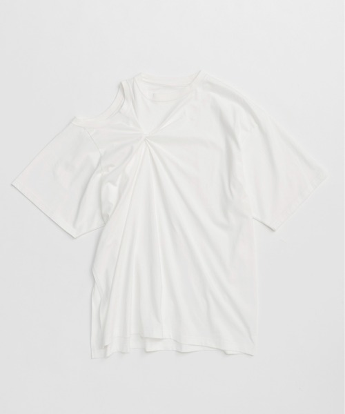 新品・タグ付き【MAISON SPECIAL】マルチウェイツイスト　ホワイト Multiway Twist T-shirt/マルチウェイツイストTシャツ【MAISON
