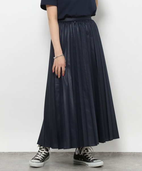GLOBAL WORK(グローバルワーク)の「高山直子さんコラボ/セミシアープリーツスカート/EiiS/289637(スカート・レディース・スミクロ/ネイビー・SMALL/X-SMALL)」の21枚目の写真