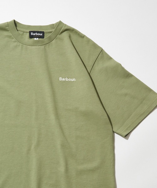 Barbour（バブアー）の「【Barbour】OS small Barbour logo T-Shirts（Tシャツ/カットソー・メンズ・ブラック/ブルー/ネイビー/ホワイト/グリーン・S/M/L/XL）」の3枚目の写真