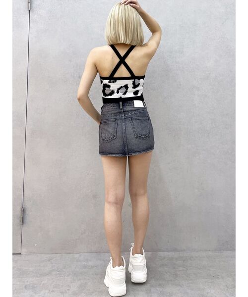 GYDA(ジェイダ)の「Gydaレオパードビスチェ(キャミソール・レディース・グレー/ベージュ・FREE)」の8枚目の写真