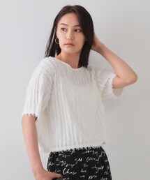 ニット セーター 「ZOZO限定」ジップアップ クロップド ニット レディース Chico ニット セーター 「WEB限定/REVIVAL」ダブルジップ