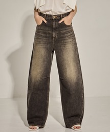 STUDIOUS | 【STUDIOUS/ステュディオス】Damaged Barrel Leg Jeans/ダメージバレルレッグジーンズ(デニムパンツ)