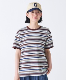 Sunny clouds | サニークラウズ feat. mii マルチなボーダーTシャツ〈レディース〉(Tシャツ/カットソー)