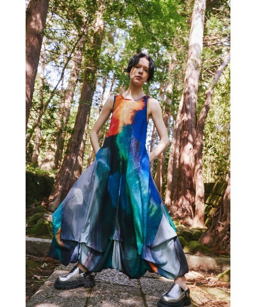 ワンピース OMMO EVOLVE TUCK BALLOON OP EVOLVE TUCK BALLOON OP（ドレス）｜OMMO（オーエムエムオー）の