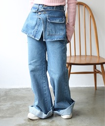 StyleSea（スタイルシー）の「レイヤードデニムパンツ（デニムパンツ）」