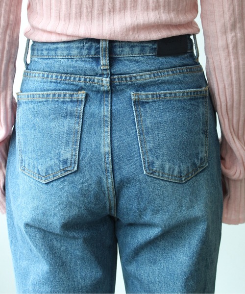 StyleSea（スタイルシー）の「レイヤードデニムパンツ（デニムパンツ・レディース・ブルー・SMALL/MEDIUM）」の12枚目の写真