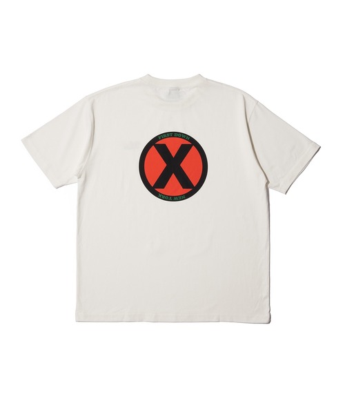 FIRST DOWN(ファーストダウン)の「プリント ショートスリーブ Tシャツ #2(Tシャツ/カットソー・メンズ・ホワイト/杢グレー/ブラック・L/M/XL)」の5枚目の写真