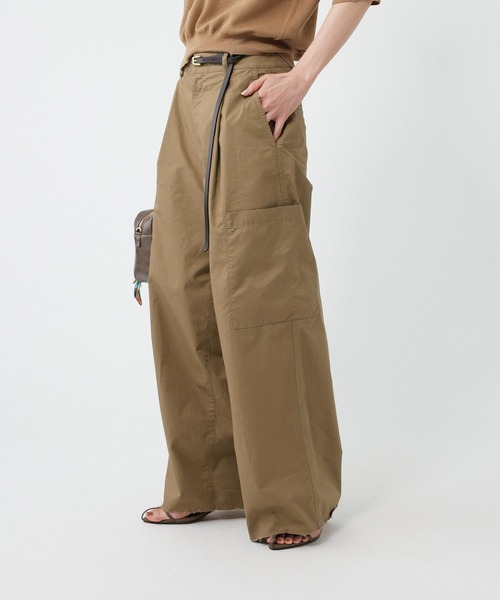BABYLONE（バビロン）の「ツイルサテンカーゴパンツ（カーゴパンツ・レディース・ライトブラウン/カーキ・38inch/36inch）」の19枚目の写真