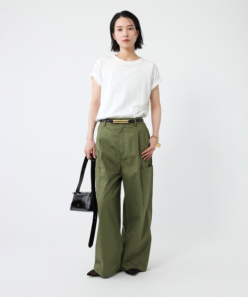 DT★Max Mara★corvino ツイルカーゴパンツ ツイルサテンカーゴパンツ(カーゴパンツ)|BABYLONE(バビロン