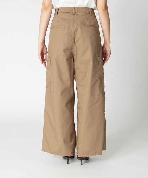 バビロン　babylone サテンミリパンツ セール】スリータックサテンイージーパンツ（その他パンツ