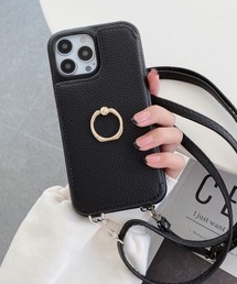 Fun & Daily | Shoulder Leather iPhone Case 15 16 17 Plus Pro Promax アイフォンケース(スマホケース/カバー)